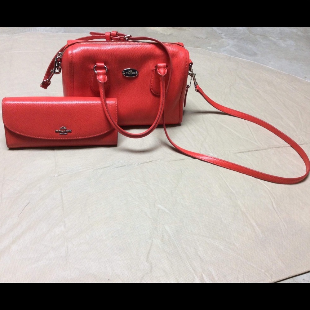 Coach Crossbody Purse & Matching Wallet